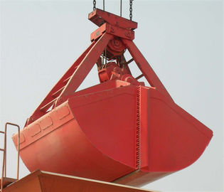 CINA 16 Ton Empat Rope Teknik Grabs Clamshell Grab untuk Loading Grains Kebocoran-bukti pemasok