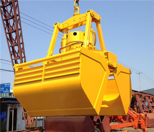 CINA Laut Electro Hydraulic Clamshell Grabs Untuk Derek Cargo Handling Equipment pemasok