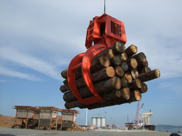 CINA Besar kapasitas elektro hidrolik kayu ambil / kayu perampasan / Log Grapple efisiensi tinggi pemasok