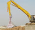 2.0m³ Excavator Hydraulic Clamshell Grab Bucket untuk Menggali Mud / Penanganan Sampah pemasok