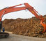 Kuat Excavator Ambil Lampiran Timber Hydraulic Grab / Excavator Kayu Grapple pemasok