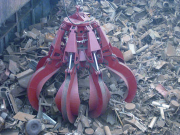 CINA Red 40t Empat Rope Excavator Ambil Dengan 8 m3 Bucket Untuk Mineral / Ore Penanganan pemasok