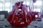 Red 40t Empat Rope Excavator Ambil Dengan 8 m3 Bucket Untuk Mineral / Ore Penanganan pemasok