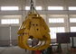 Scrap Electro-hidrolik Rectangle ambil / bergulat ember untuk Single Hook Crane pemasok