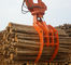 Kuat Excavator Ambil Lampiran Timber Hydraulic Grab / Excavator Kayu Grapple pemasok